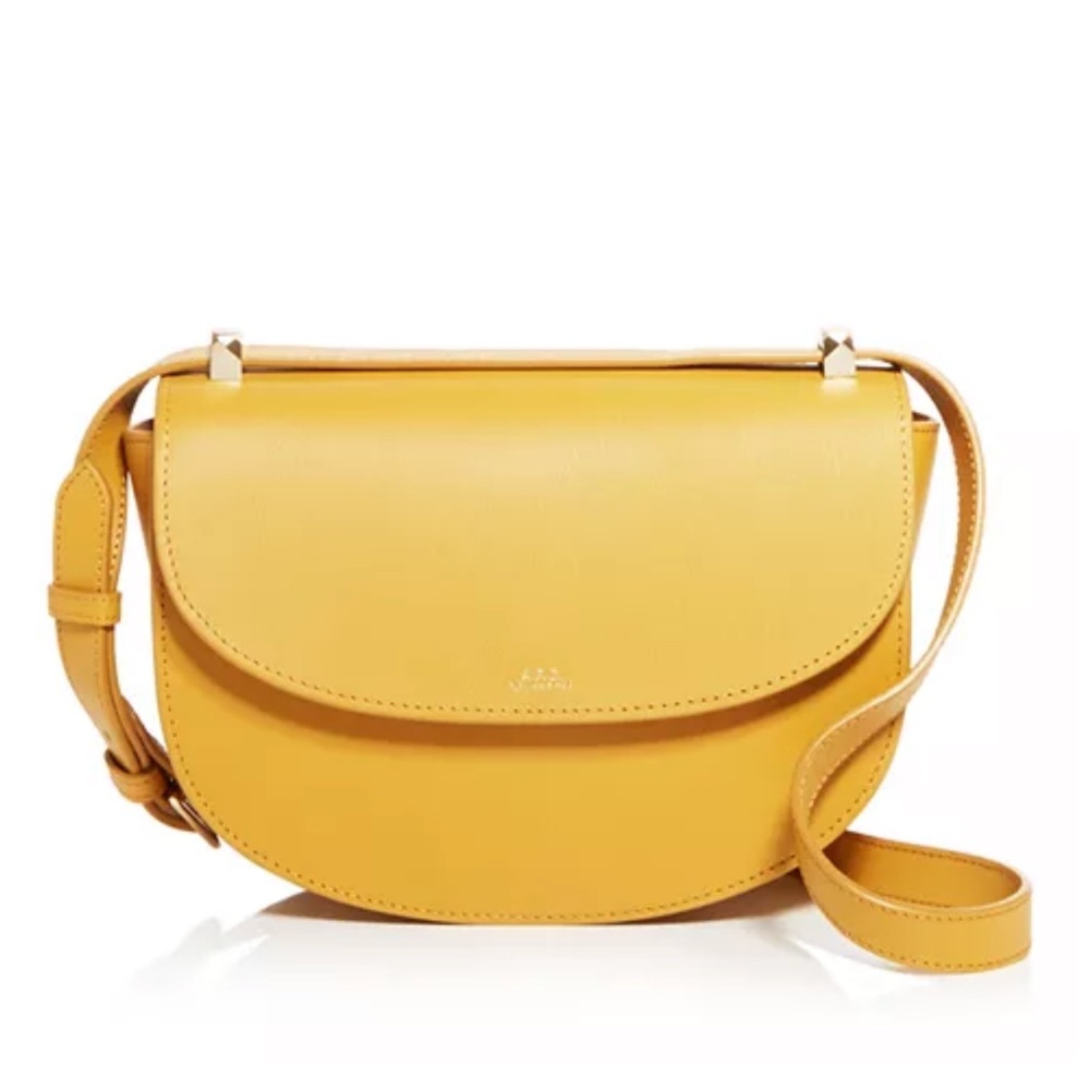 A.P.C. Geneve Leather Crossbody in Miel